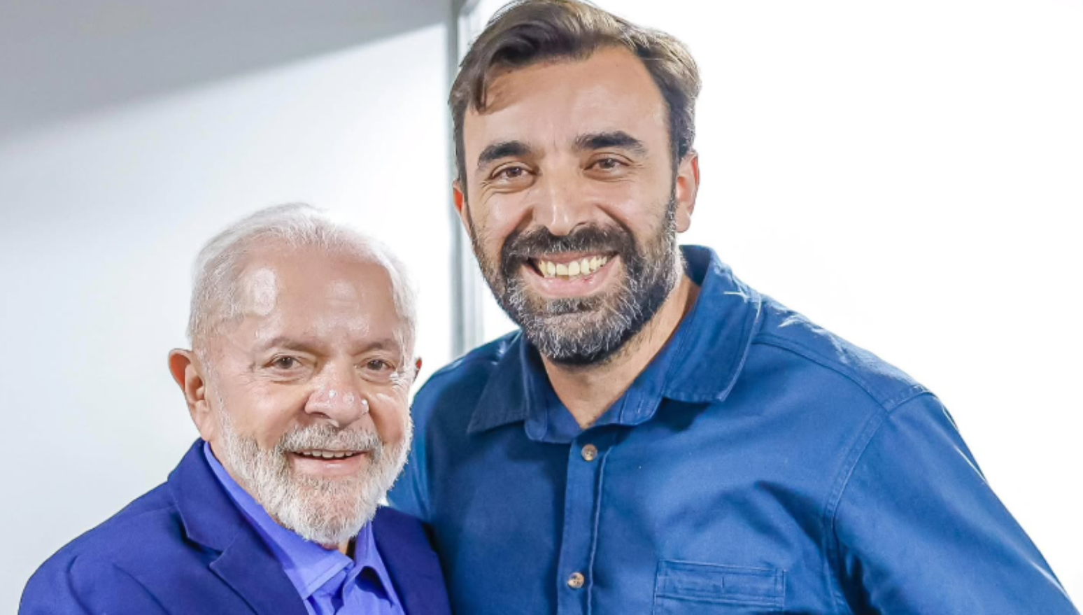 Lula e João Pedro Mehl, que lidera o Movimento Cultura com Lula