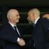 Gianni Infantino platicó con con Cezary Kulesza, presidente de la Federación polaca de futbol