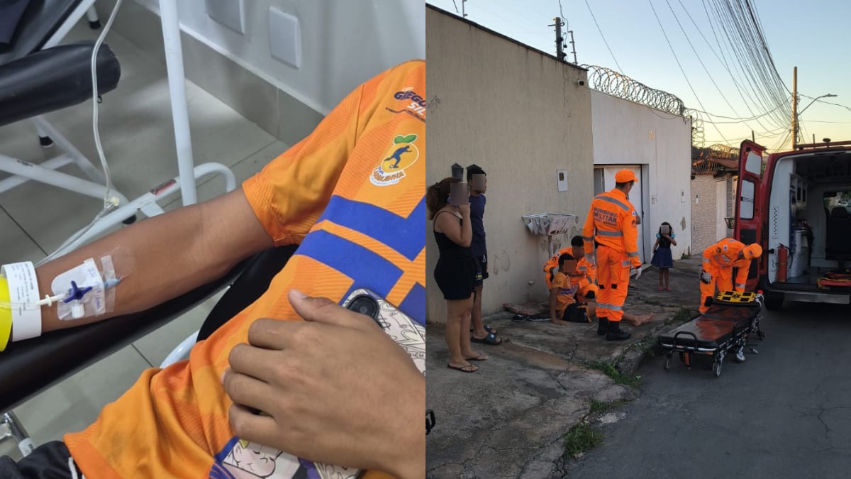 Adolescente de 15 anos fica ferido após colisão com carro em Contagem; família denuncia falta de socorro