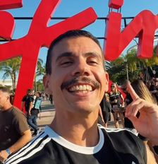 Influenciador grava vídeo correndo no Rock in Rio Foto: Reprodução/Instagram