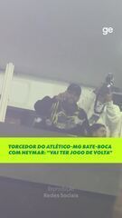 Torcedor do Atlético-MG bate-boca com Neymar: "Vai ter jogo de volta"