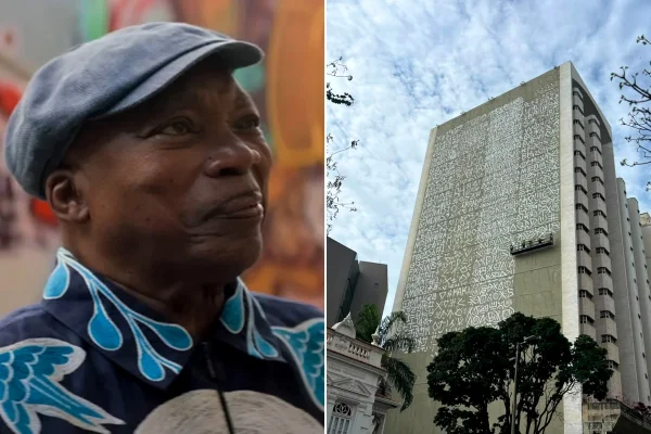 Mural gigante em homenagem a Milton Nascimento ganha forma em BH