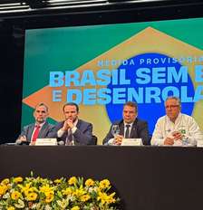 Anúncio de medidas "Brasil sem bets" que aconteceu nesta sexta-feira, 25, em evento em São Paulo Foto: Adrielle Farias/Terra
