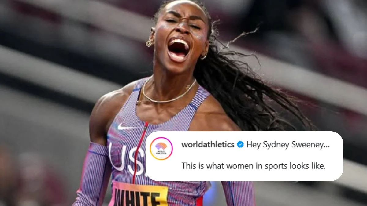 World Athletics cutuca atriz Sydney Sweeney após comercial polêmico