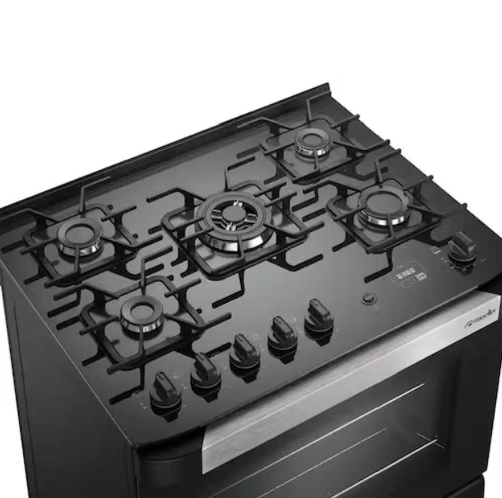 Entre as opções mais básicas do portfólio estão os fogões de quatro bocas com acendimento manual — Foto: Divulgação/Casas Bahia
