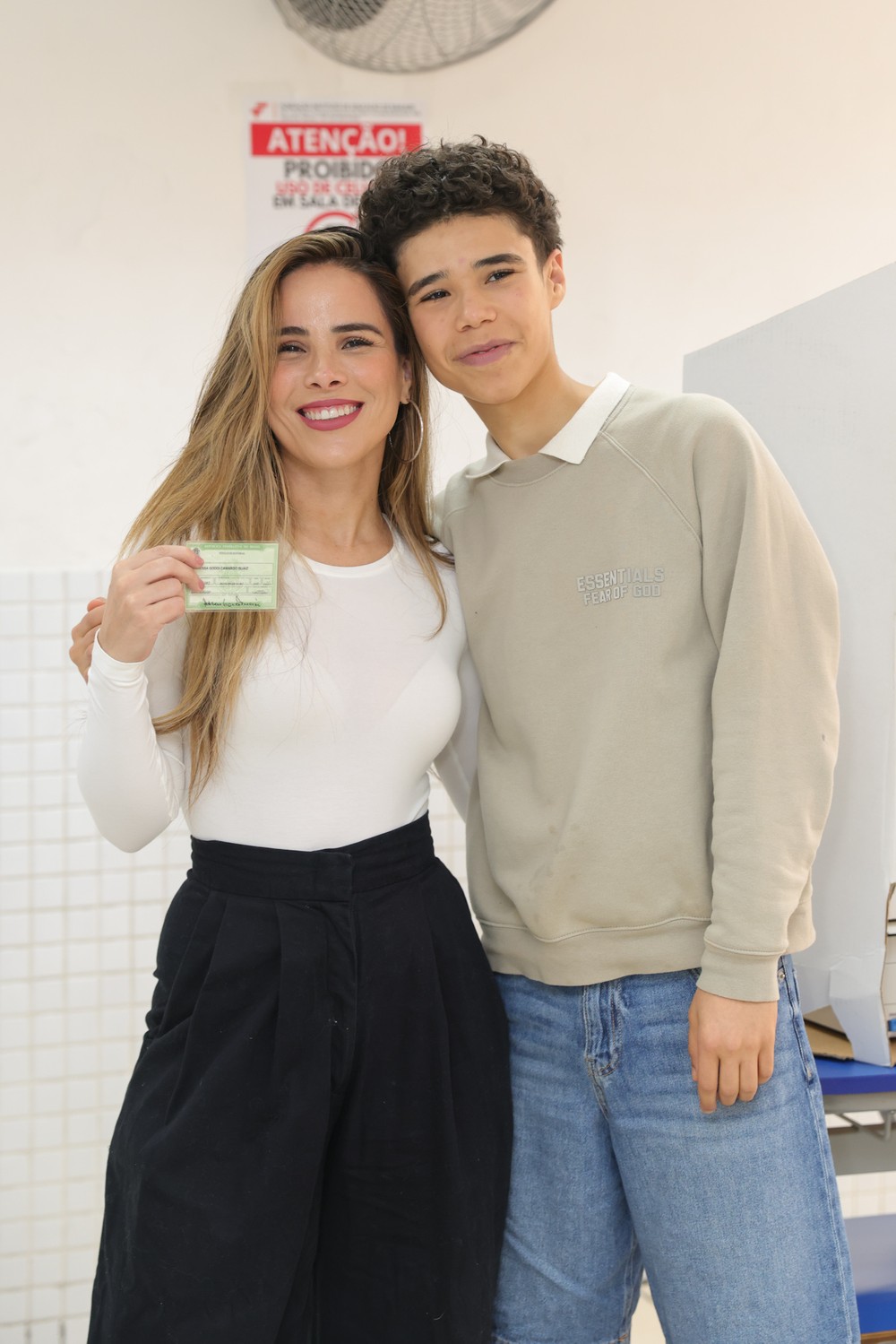 Wanessa com filho José Marcus — Foto: Brazil News