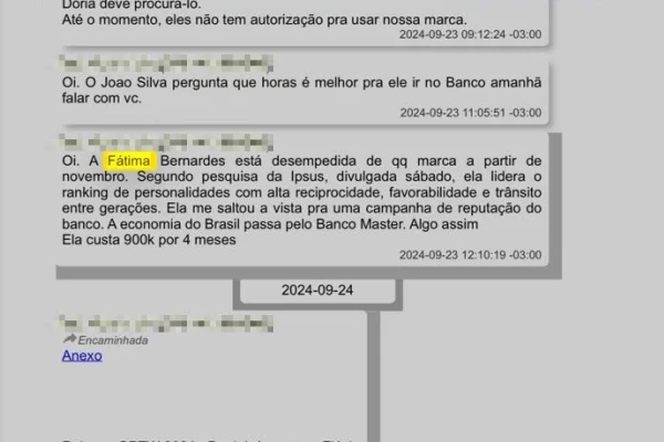 Master contratou Fátima Bernardes como garota-propaganda por R$ 5,4 milhões - destaque galeria