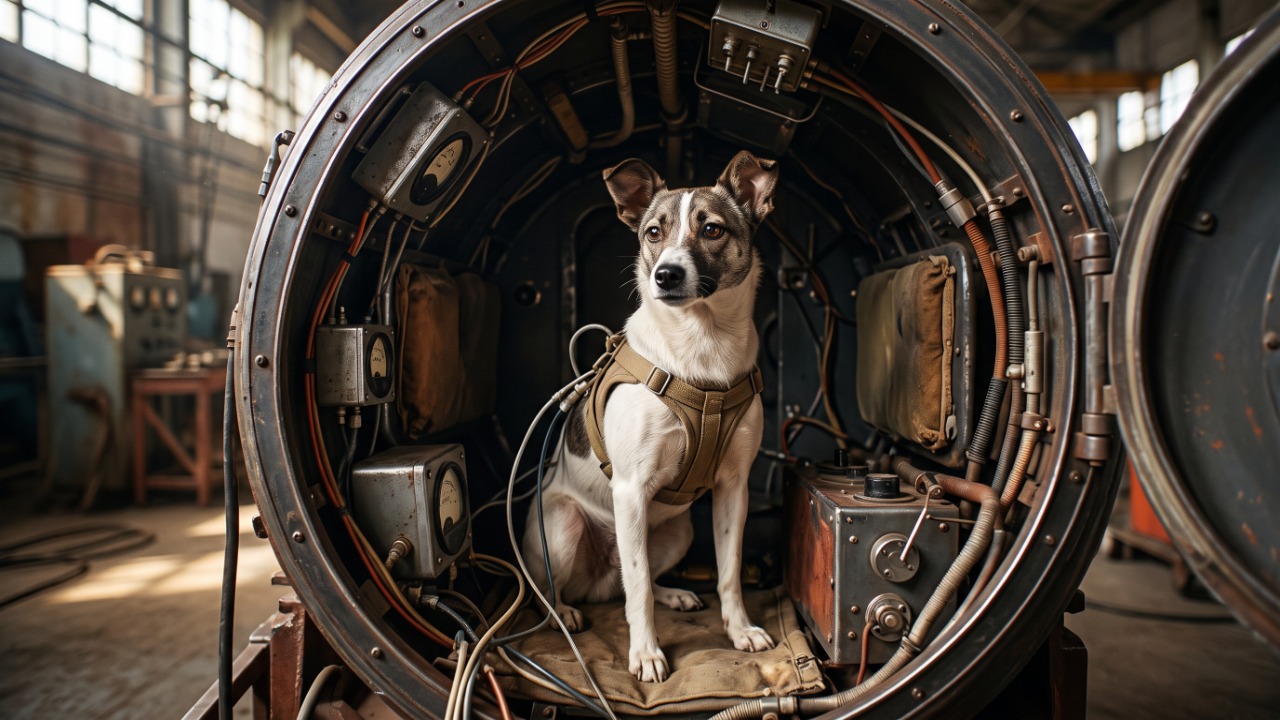 A cadela Laika entrou para a história ao viajar ao espaço, mas o que aconteceu depois ficou décadas cercado de versões