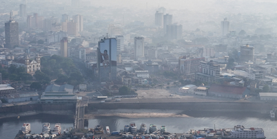 Manaus atingiu o pior índice de qualidade do ar do Brasil Foto: Reuters/Bruno Kelly