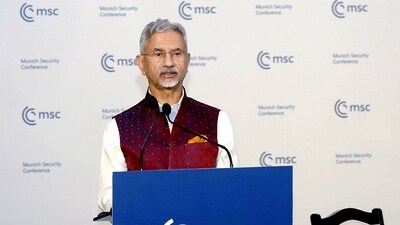 External Affairs Minister S. Jaishankar at 62nd Munich Security Conference, in New Delhi on Sunday. (@DrSJaishankar X)