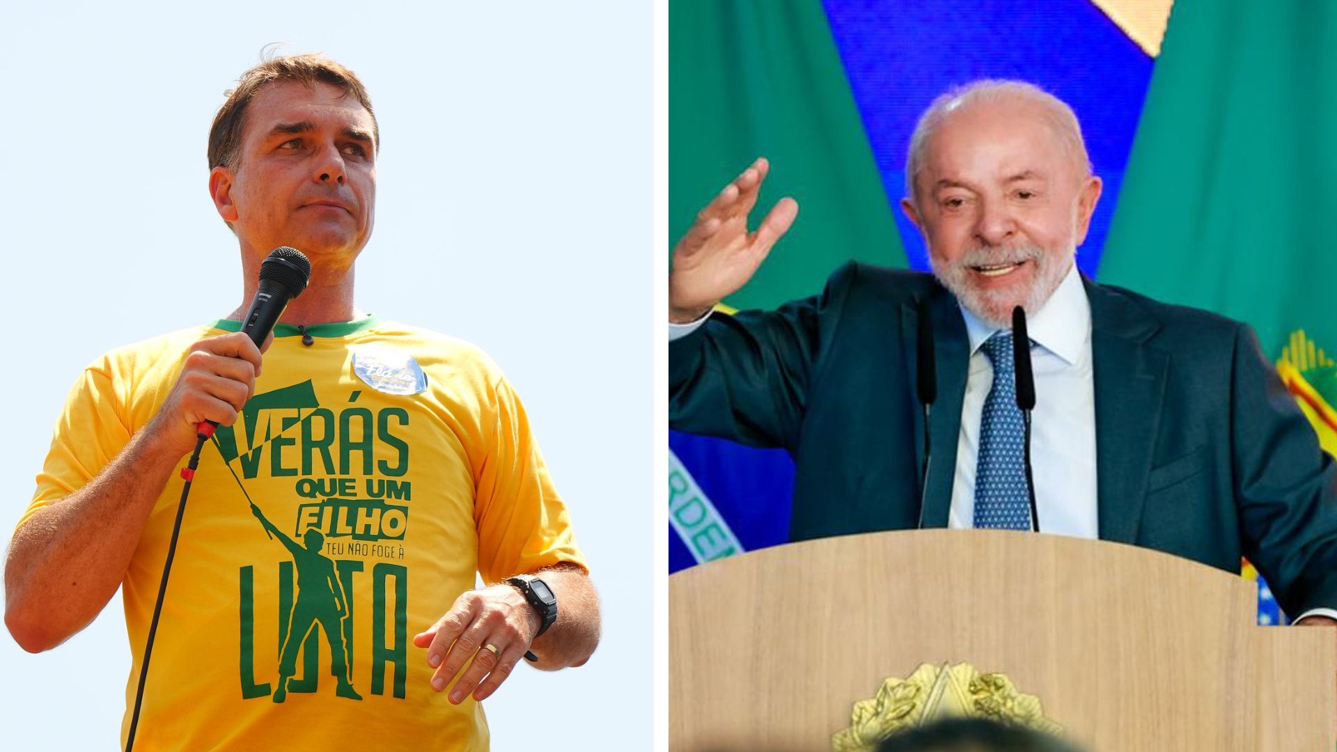 Na reta final do 2º turno, Flávio participa de ato em SP e Lula se prepara em Brasília para debate