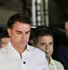 Pedido de apreensão de todos os passaportes de Flávio Bolsonaro foi apresentado ao ministro Alexandre de Moraes, do STF Foto: FREDERICO BRASIL/THENEWS2 / Estadão