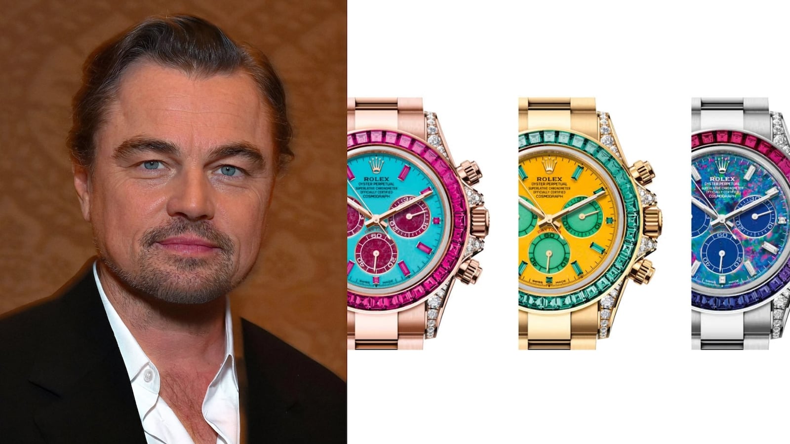 DiCaprio em evento (Foto: Instagram/Rolex) Feed TV