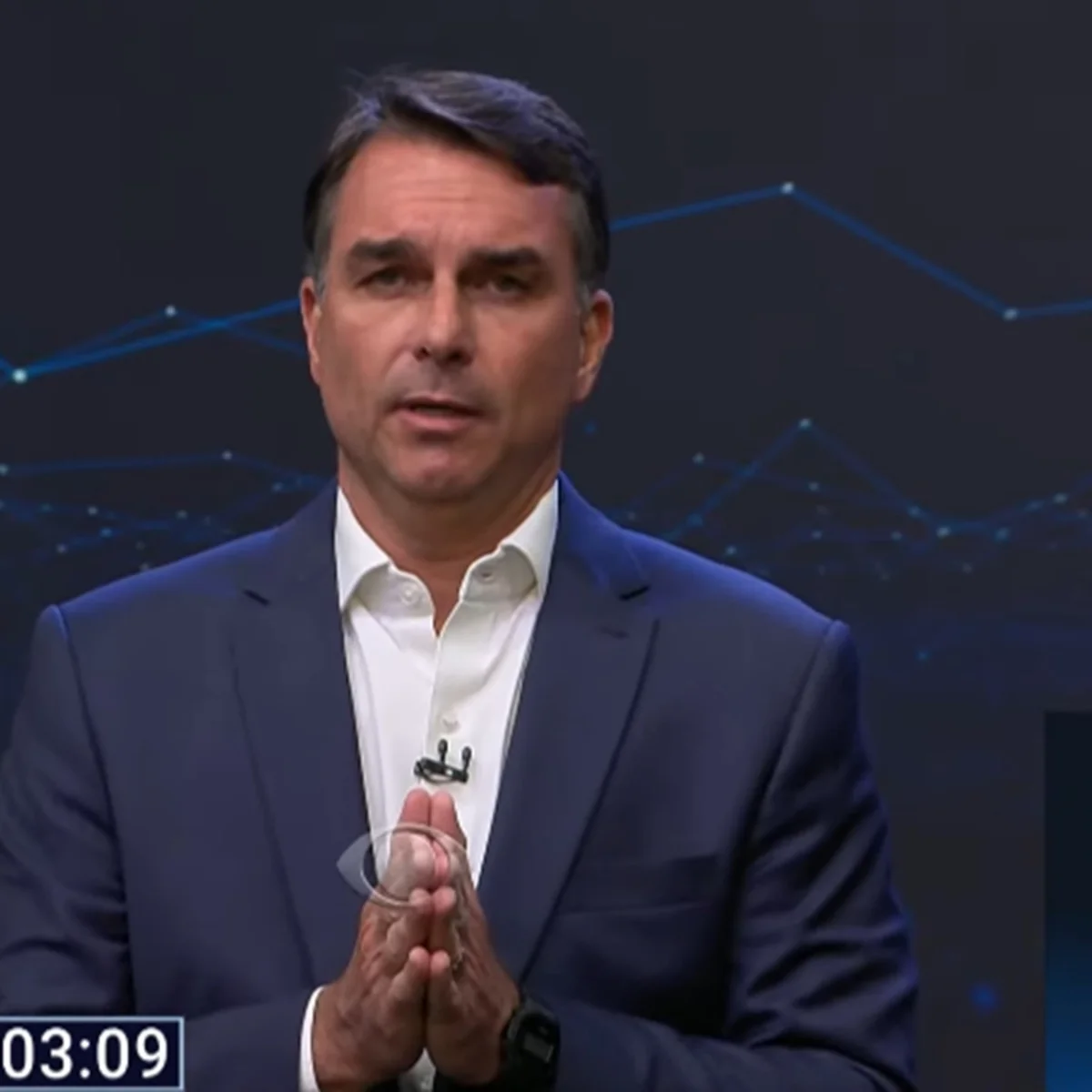 Se eleito, Flávio diz que a taxa de juros vai cair "de forma muito rápida"