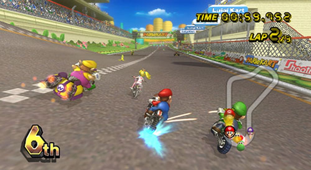 Mario Kart Wii foi um dos grandes sucessos no Nintendo Wii — Foto: Divulgação/Nintendo
