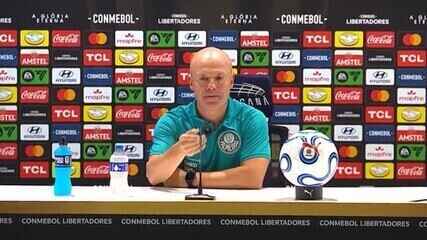 Veja a coletiva de Vitor Castanheira após a vitória do Palmeiras na Libertadores