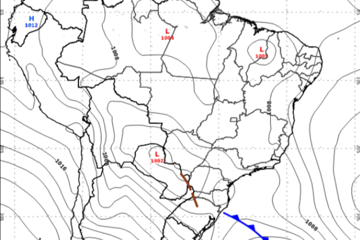 Inmet alerta para tempestades e ventos fortes neste fim de semana