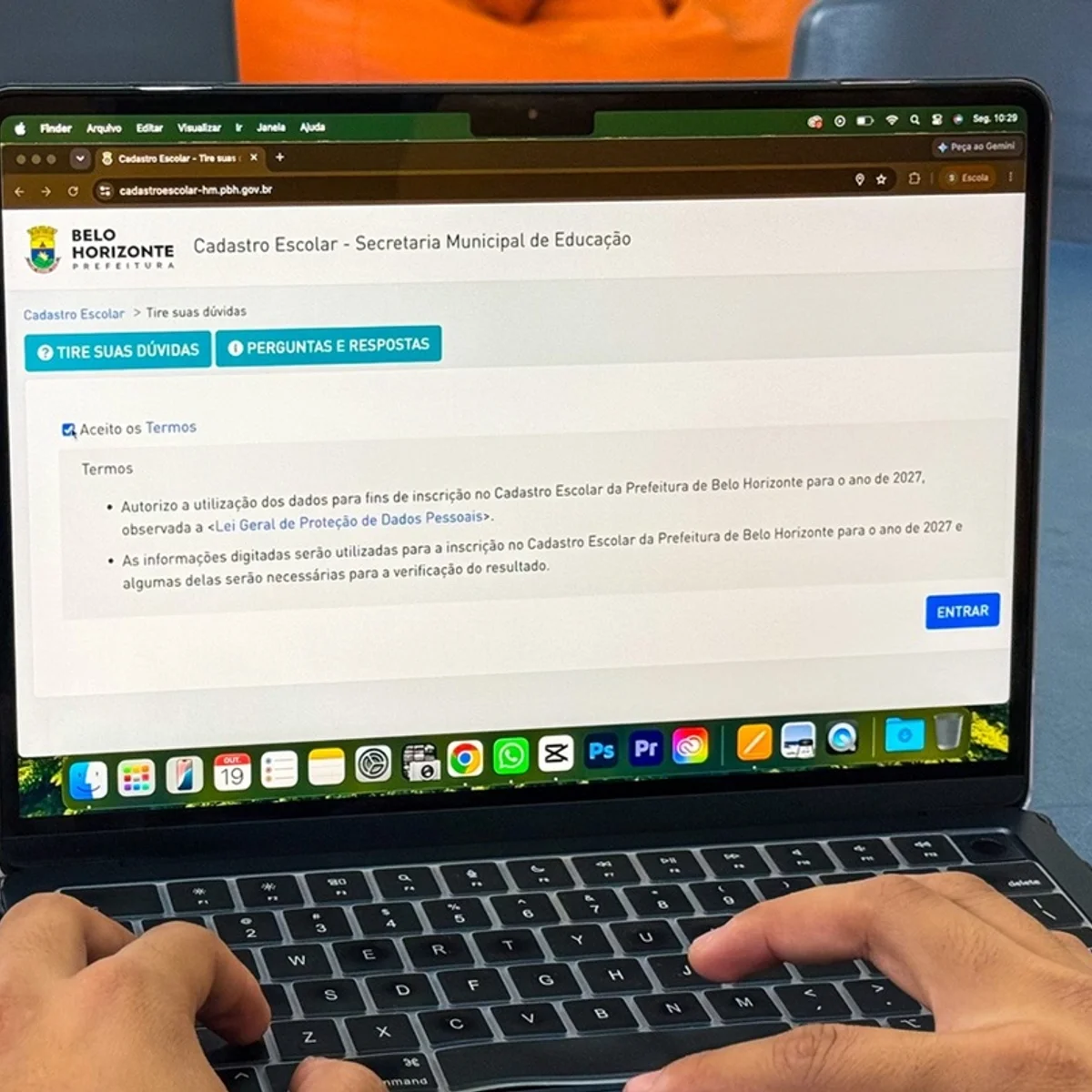 Cadastro escolar 2027 abre nesta terça em BH e vai até 5 de novembro