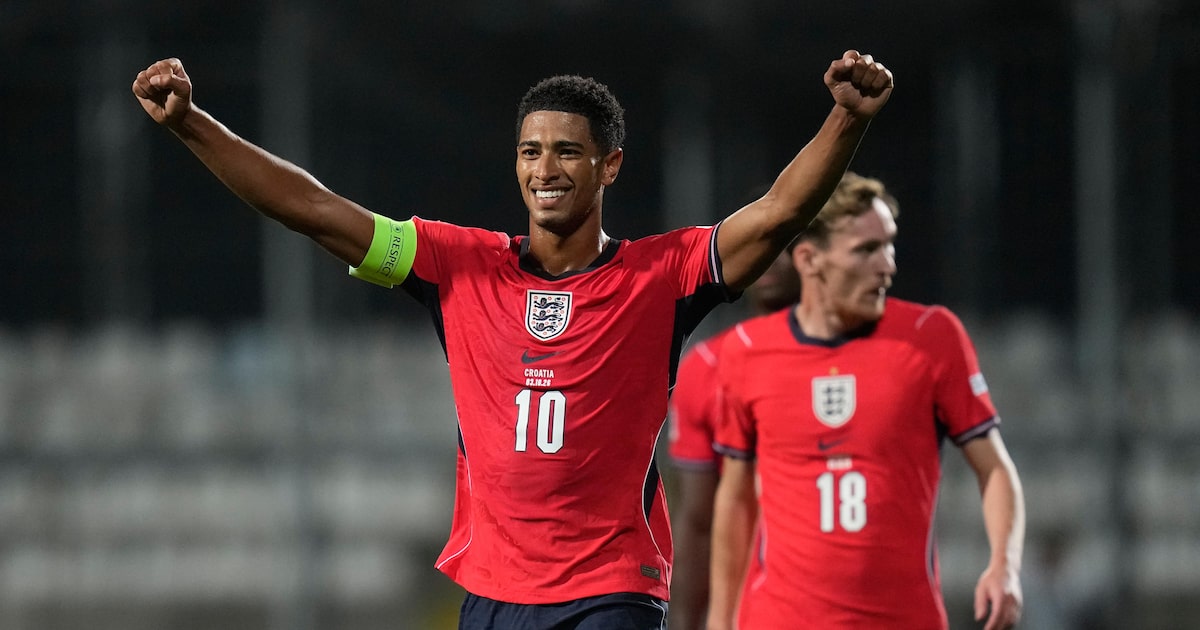 Inglaterra goleia Croácia por 7 a 0 diante de festa de torcida mirim croata na Liga das Nações