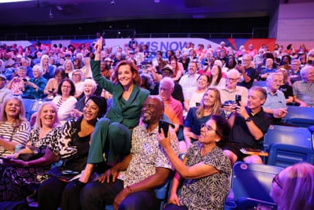 Stephanie Ruhle in the crowd at MS Now Together in Texas.