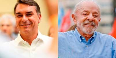 Pesquisa Atlas-Bloomberg: Fl&aacute;vio Bolsonaro tem 50,8% em votos v&aacute;lidos no 2&ordm; turno e Lula, 49,2% Foto: Vittor Sales/Divulga&ccedil;&atilde;o Campan / Estad&atilde;o
