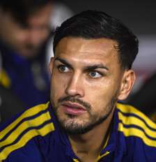 Leandro Paredes, do Boca Juniors, faz tratamento que usa o próprio sangue para tentar enfrentar o Vasco Foto: Cesar Heredia/Getty Images